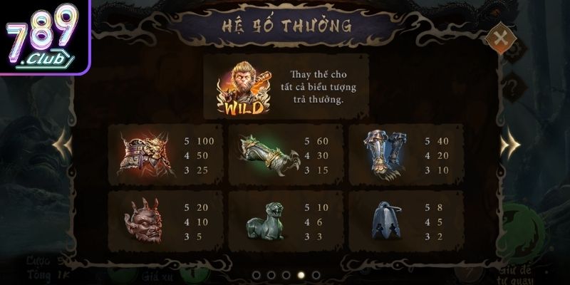 Hắc Thoại Ngộ Không 789Club, Chinh Phục Hũ Thưởng Giá Trị 2 Nguyên tắc quay hũ