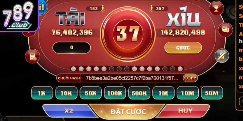 Tài Xỉu MD5 789Club – Trải Nghiệm Minh Bạch Cho Newbie 2 Cách vận hành một ván chơi